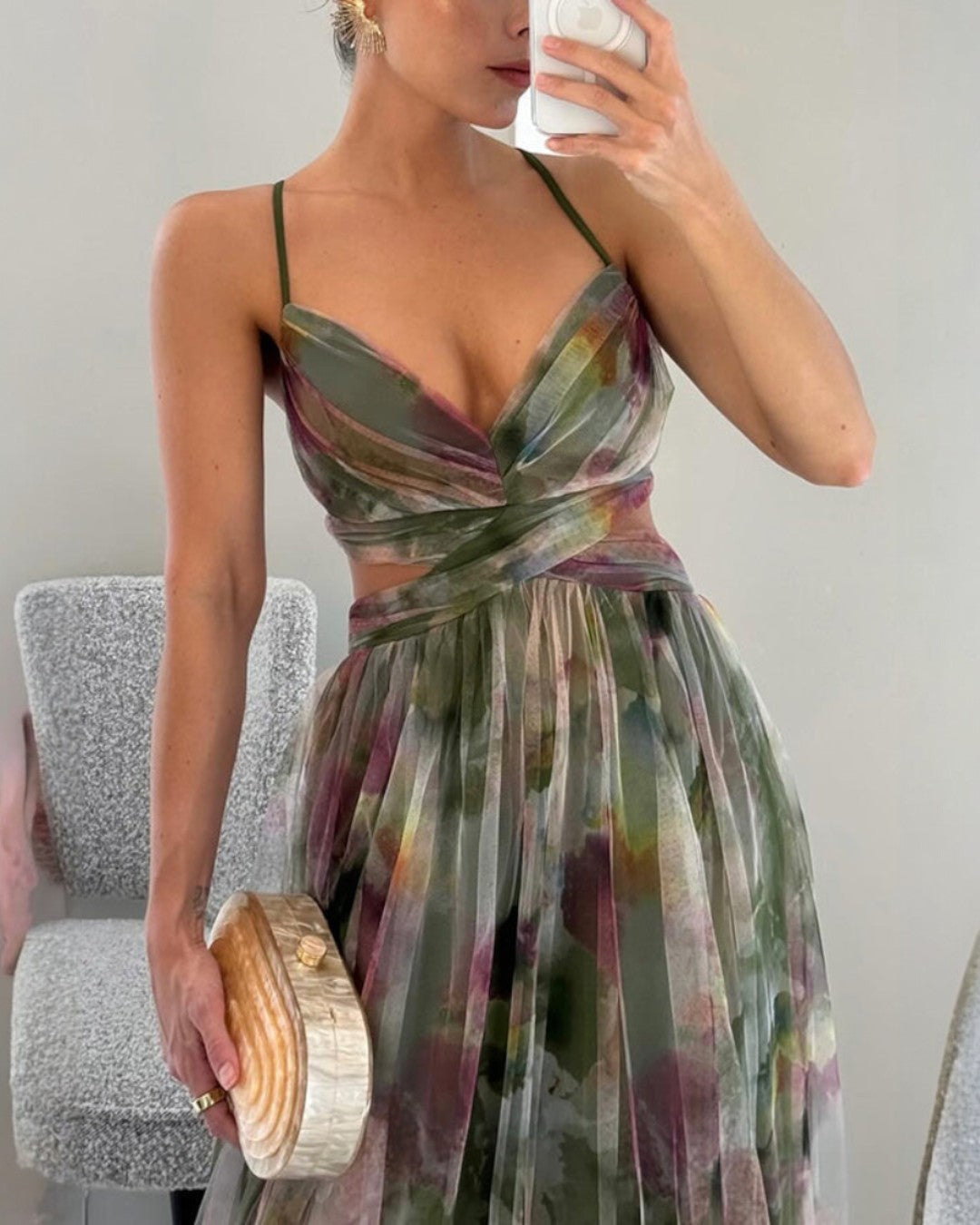 Giselle | Vestido Largo Estampado Floral