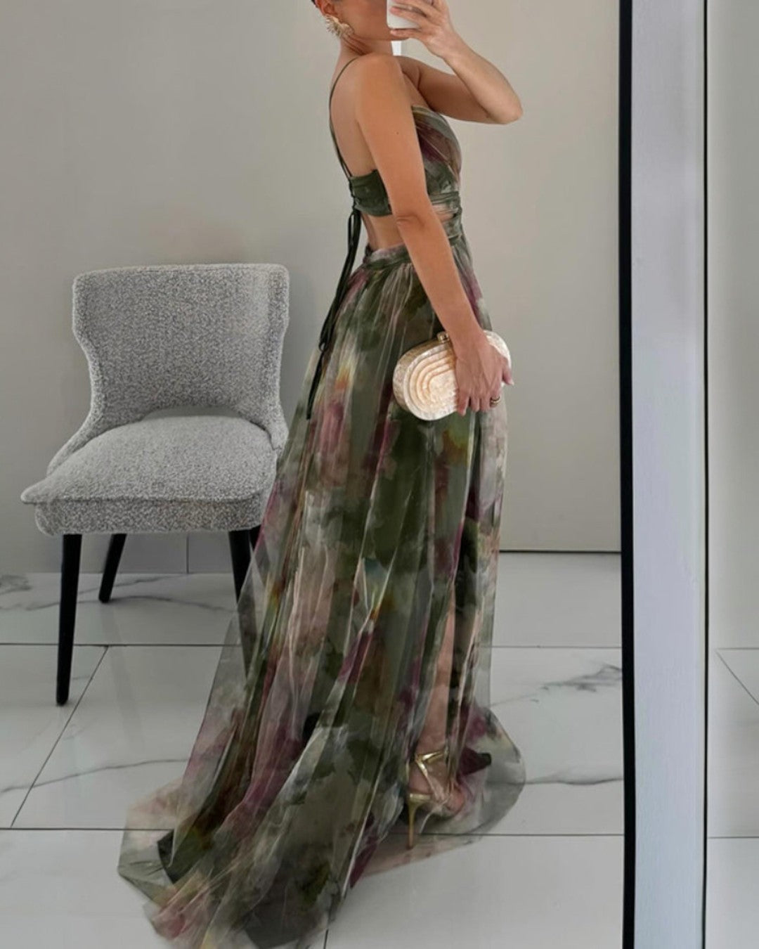 Giselle | Vestido Largo Estampado Floral