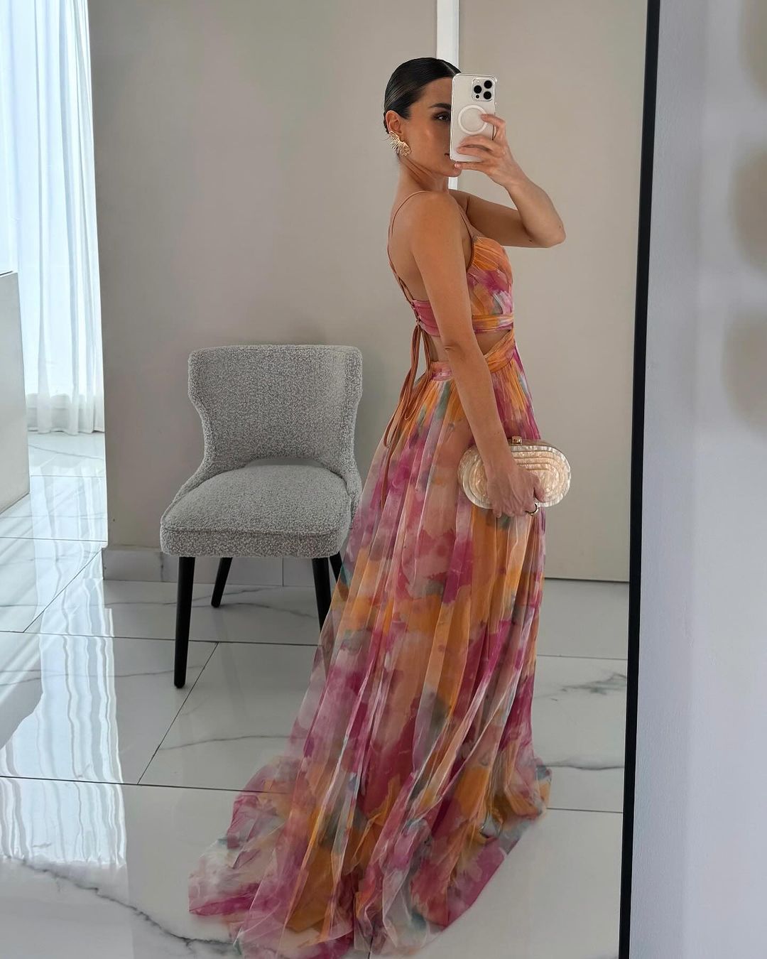 Giselle | Vestido Largo Estampado Floral