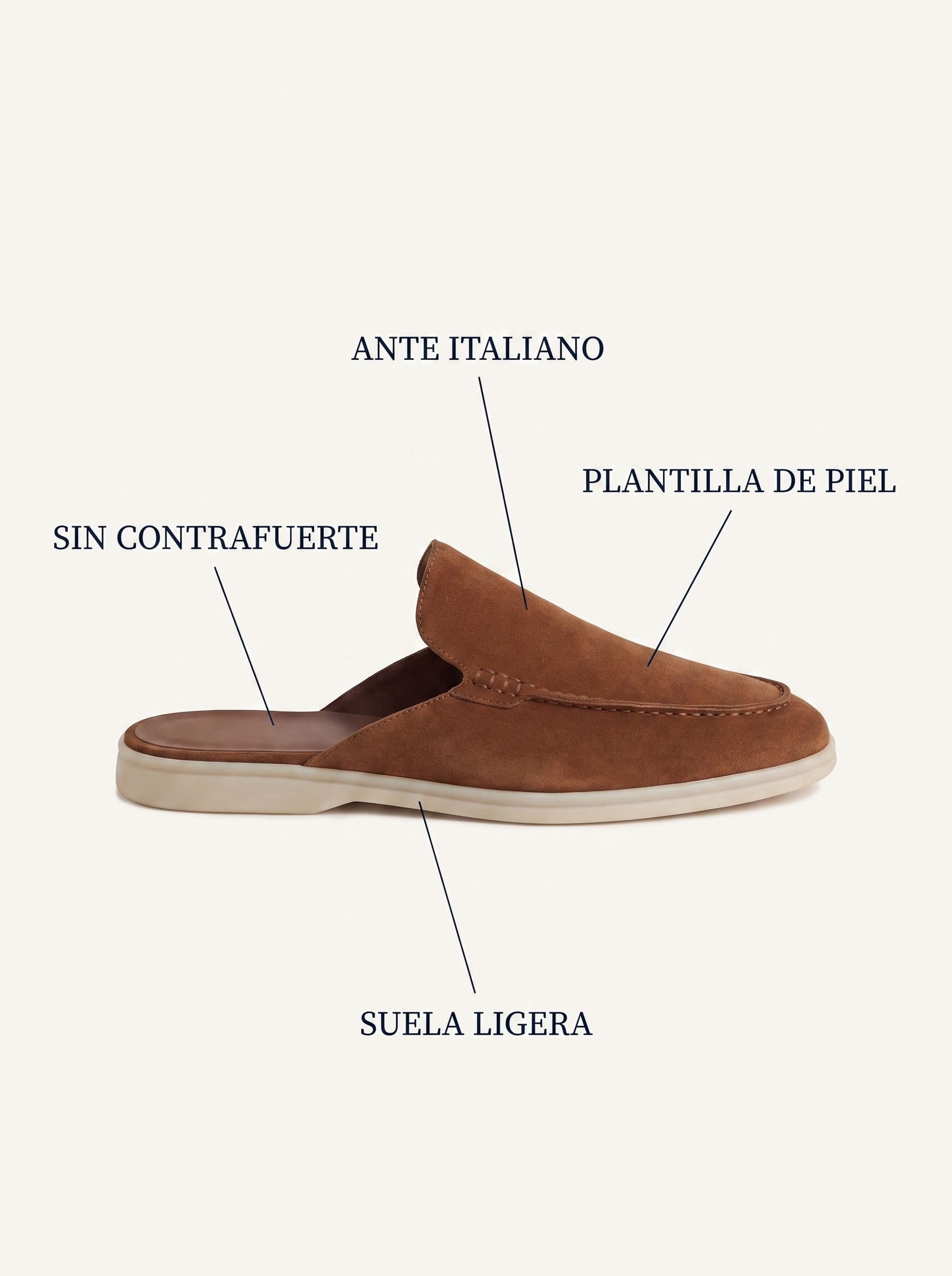 Luca | Mocasín Comfort Sicilia Azul Marino