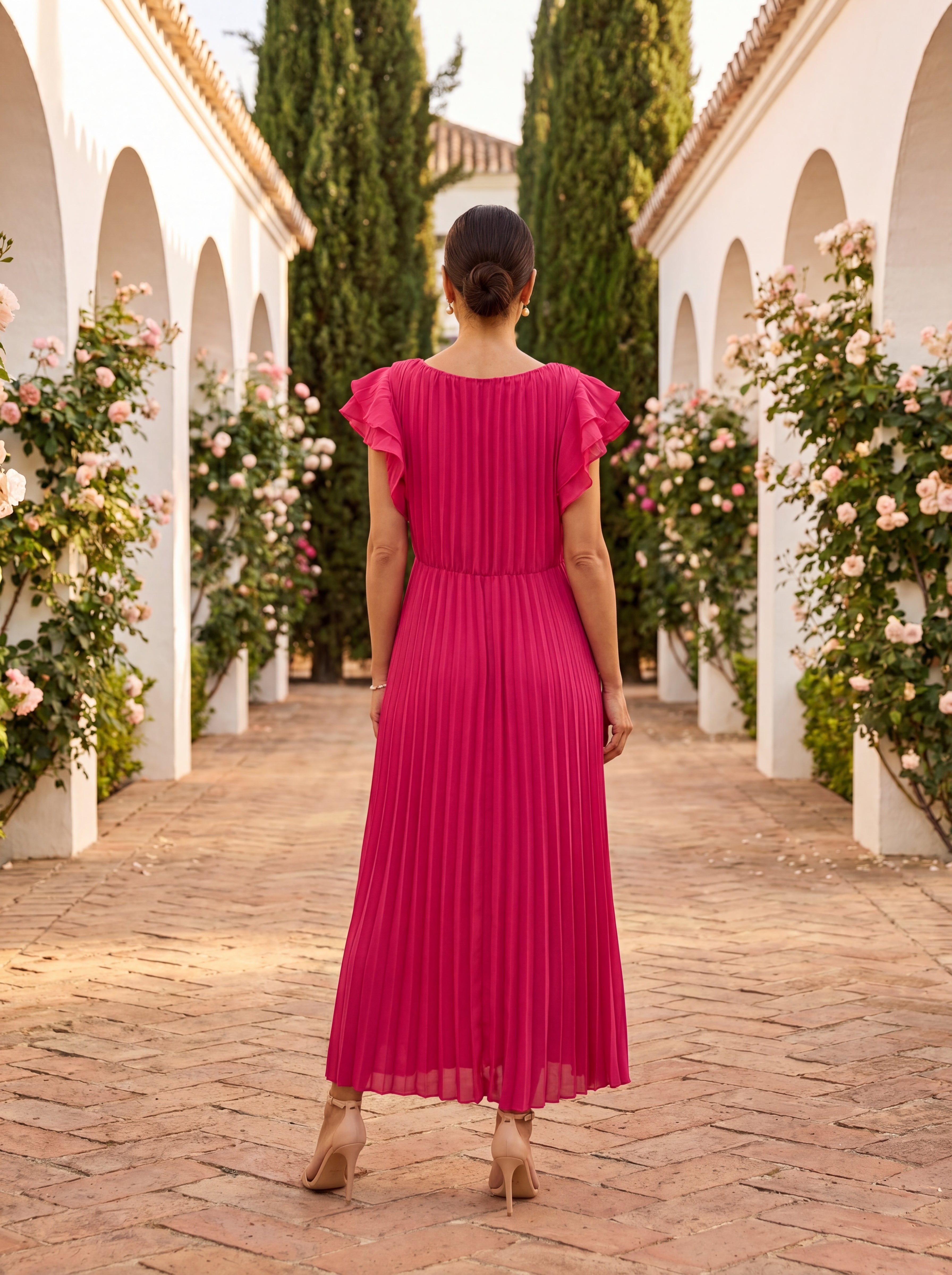Seraphina | Vestido Largo Plisado