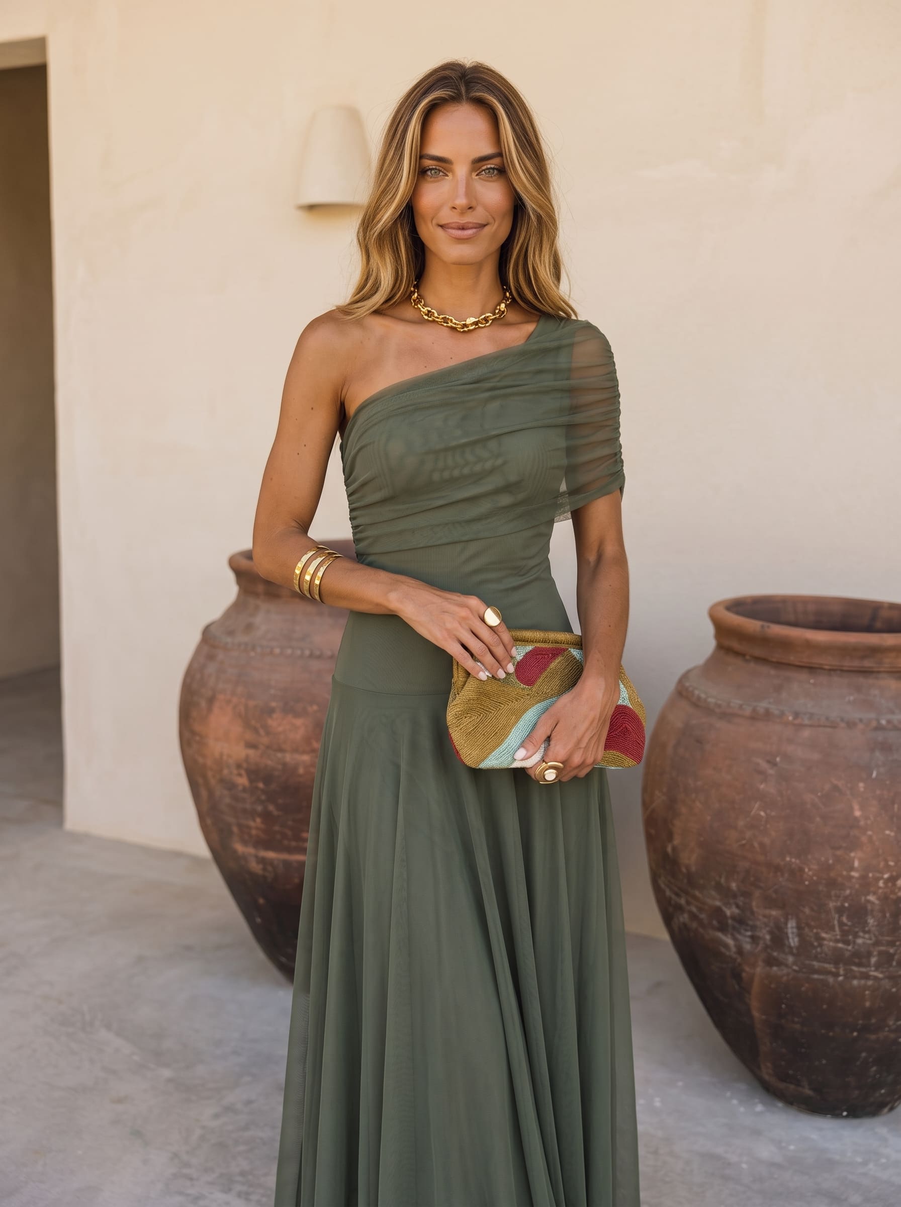 Bianca | Vestido Amore Verde Esmeralda
