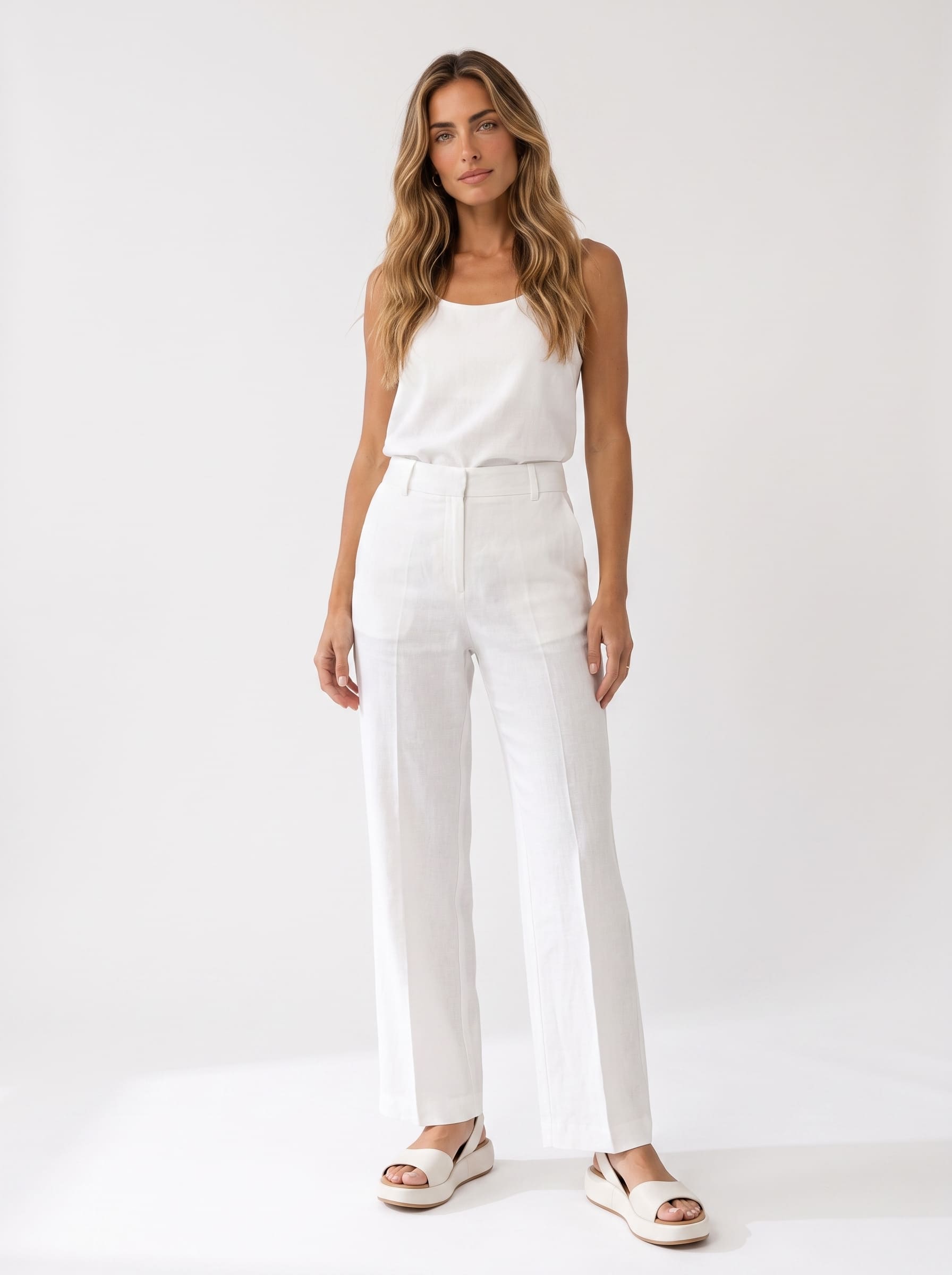 Valeria | Sandalia Comfort Blanco Nube
