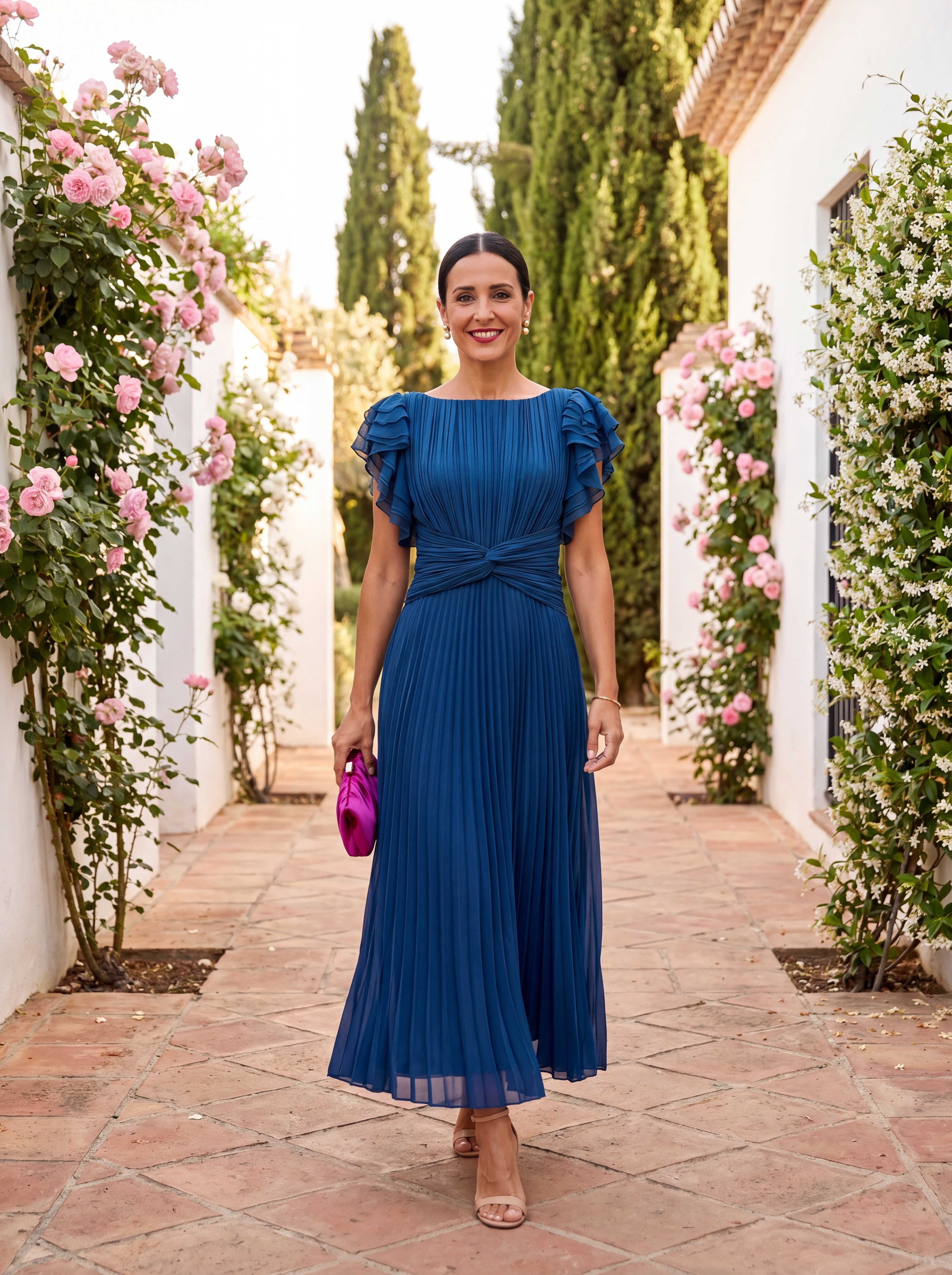 Seraphina | Vestido Largo Plisado