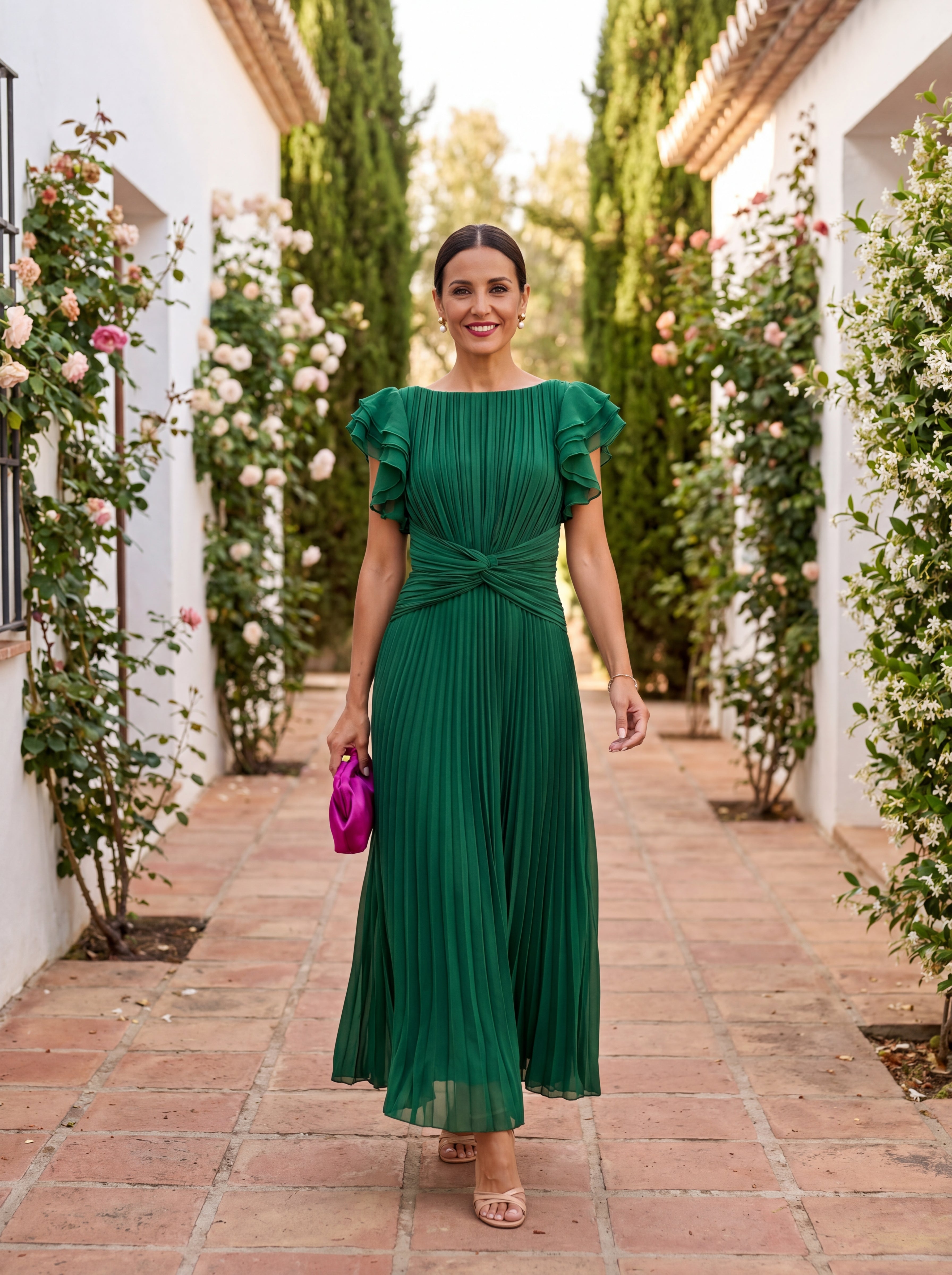 Seraphina | Vestido Largo Plisado