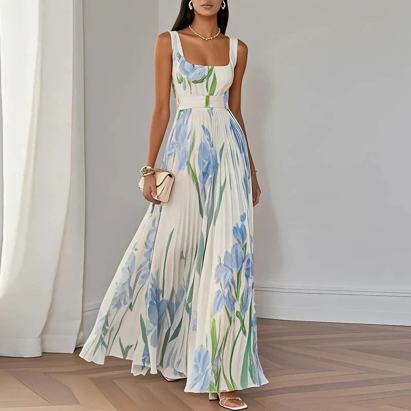 Oriah | Vestido Largo Floral Evasé
