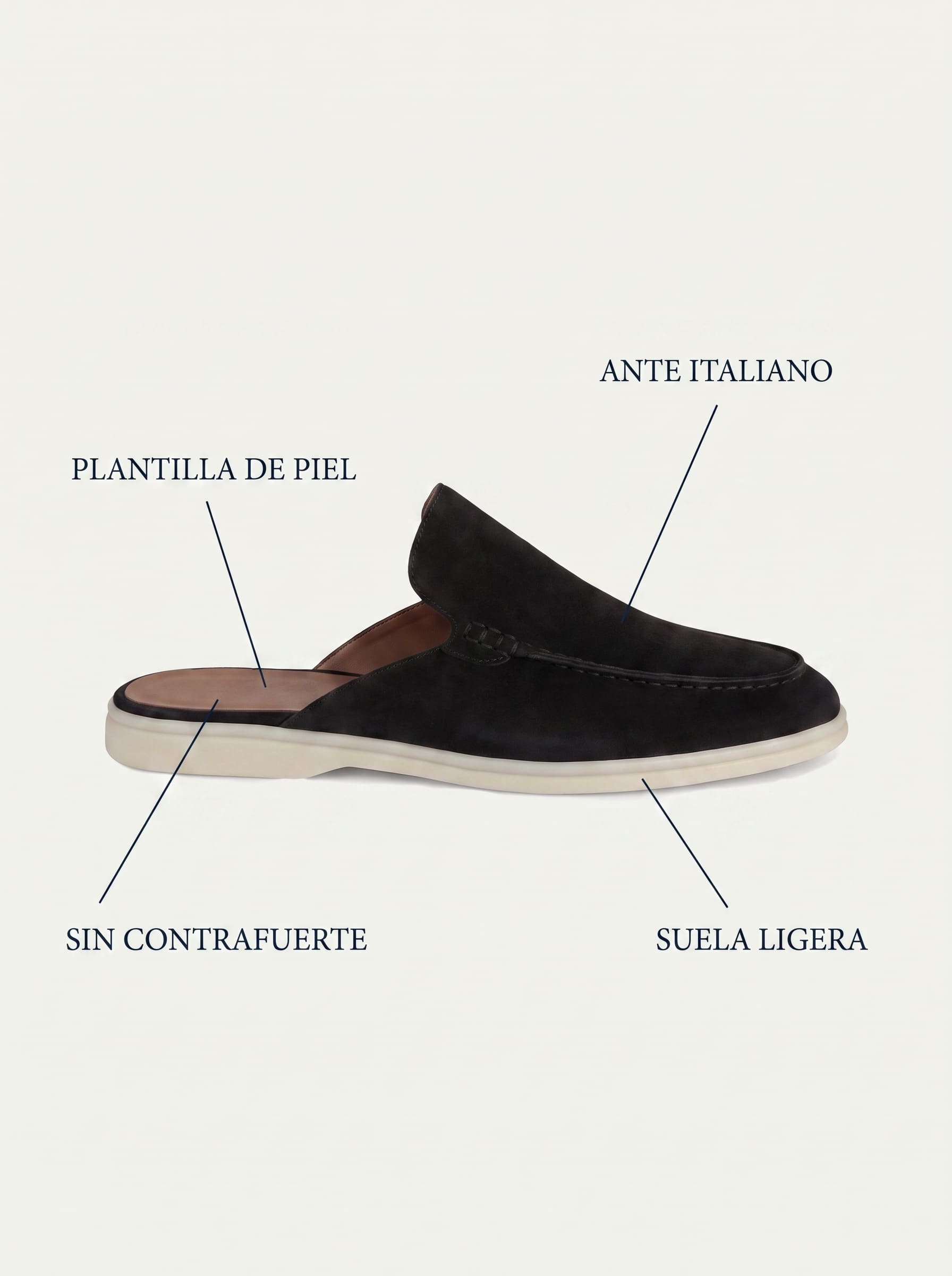 Luca | Mocasín Comfort Sicilia Azul Marino