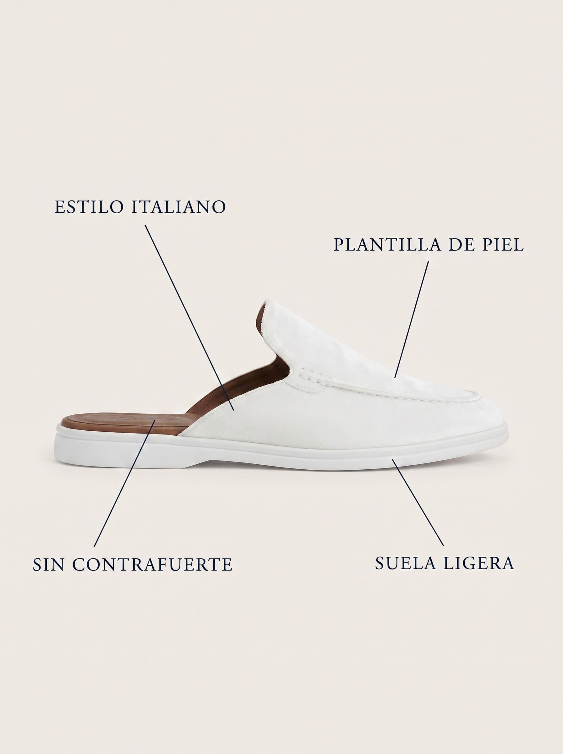 Luca | Mocasín Comfort Sicilia Azul Marino