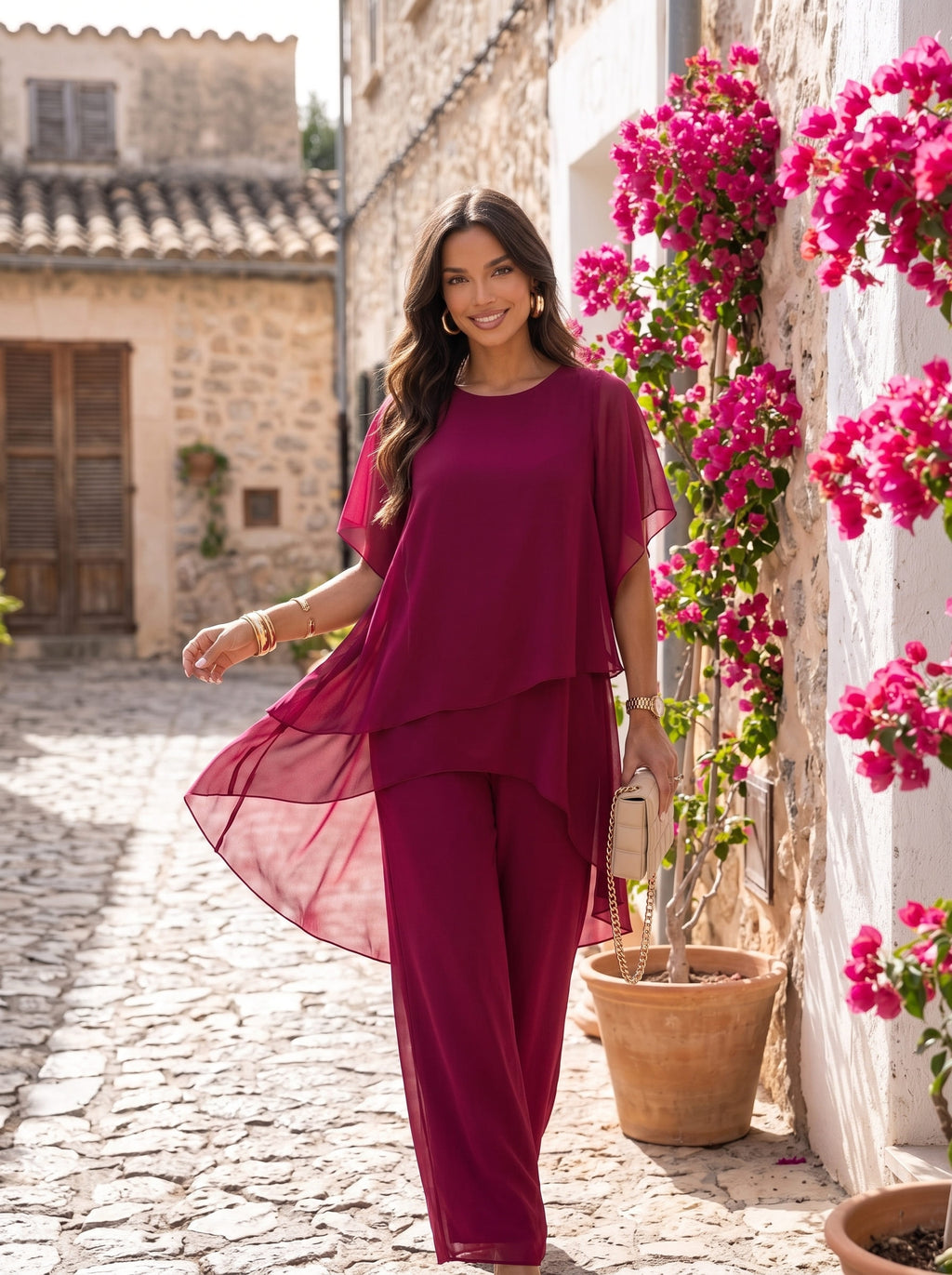 Andrea | Conjunto Elegance – Edición Verano Rojo