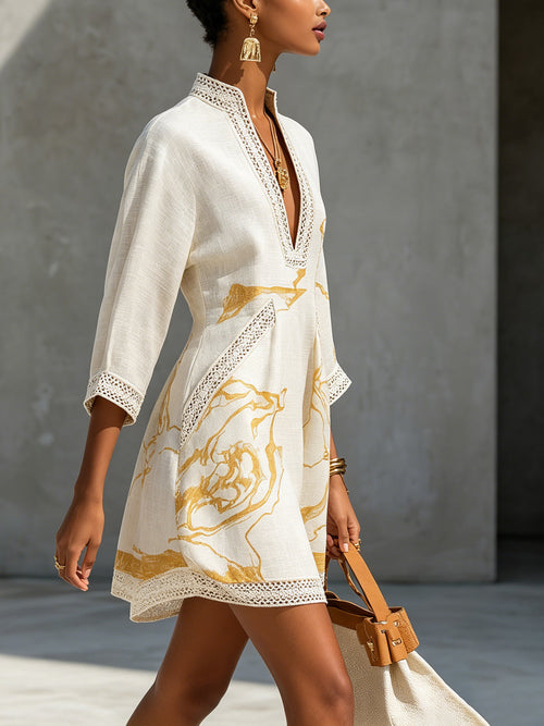 Aurelia | Vestido Bordado Blanco