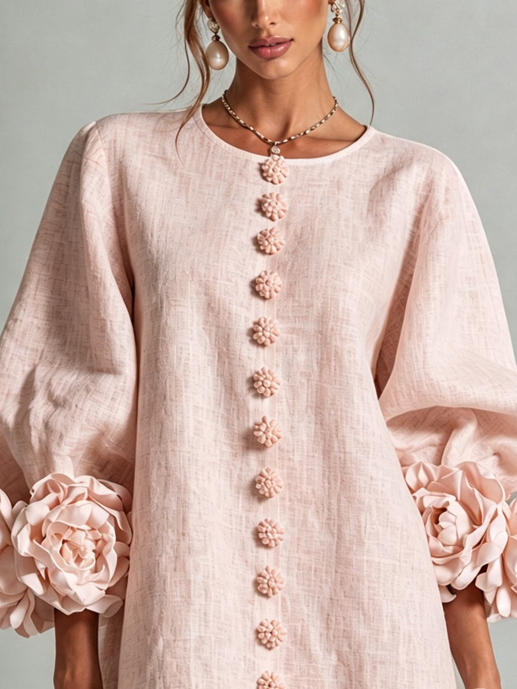 Aurora | Minivestido Pétalo Rosa