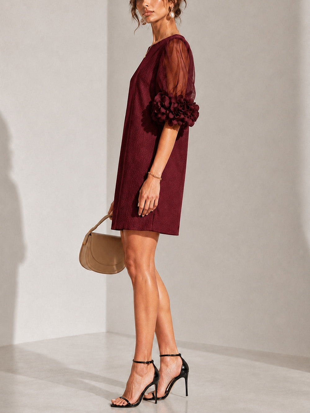 Aurora | Minivestido Pétalo Rojo
