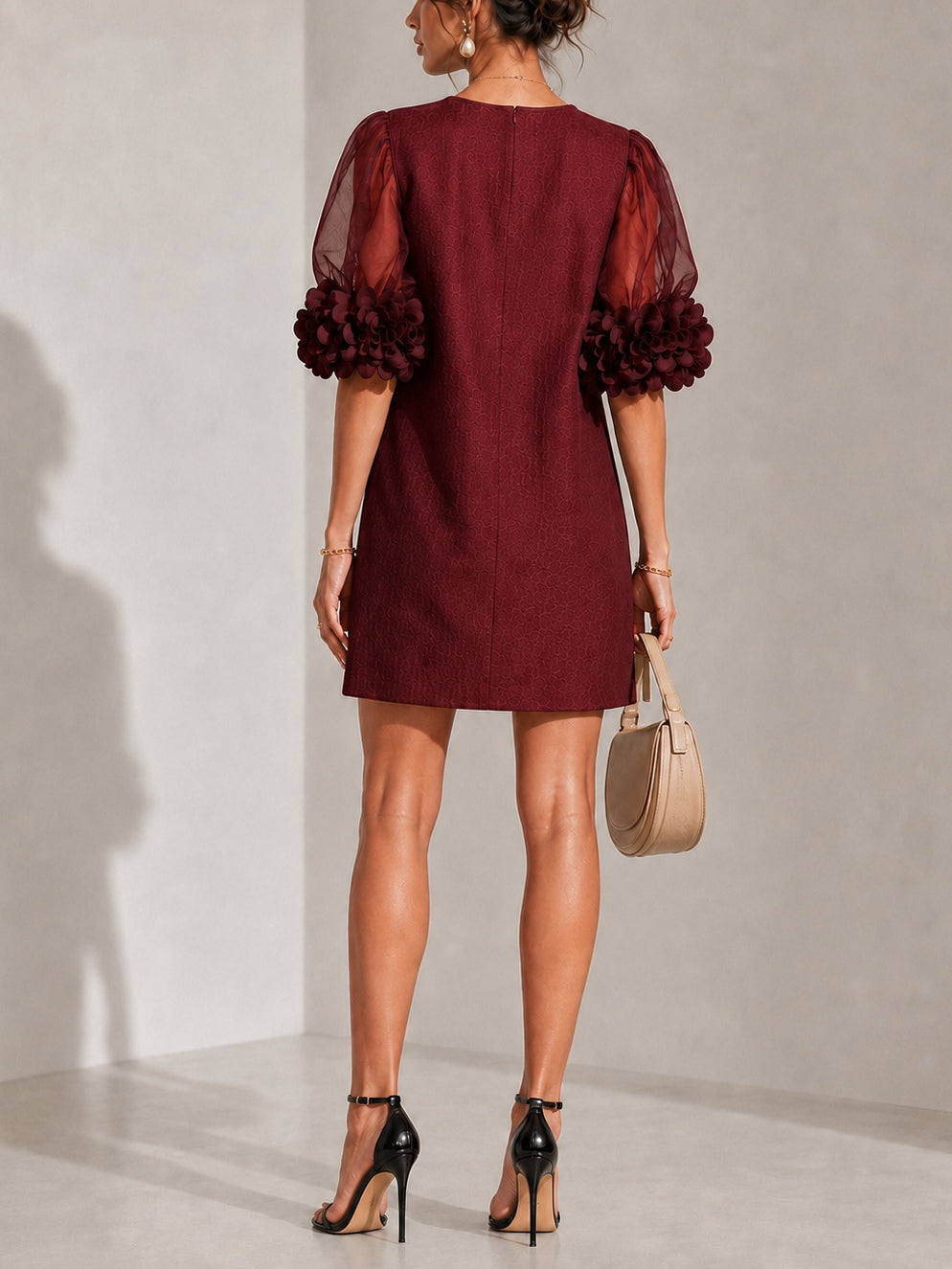 Aurora | Minivestido Pétalo Rojo