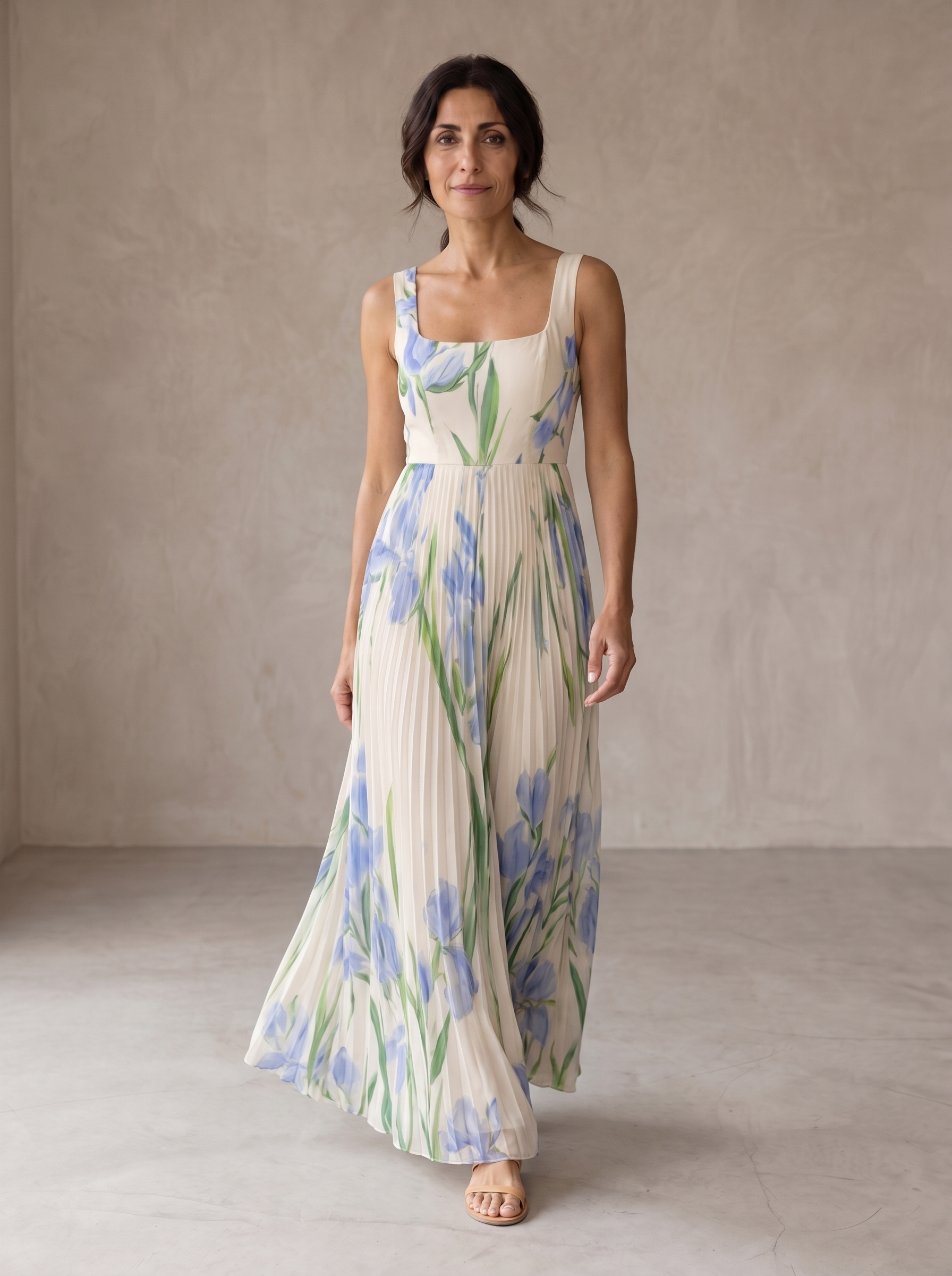 Oriah | Vestido Largo Floral Evasé