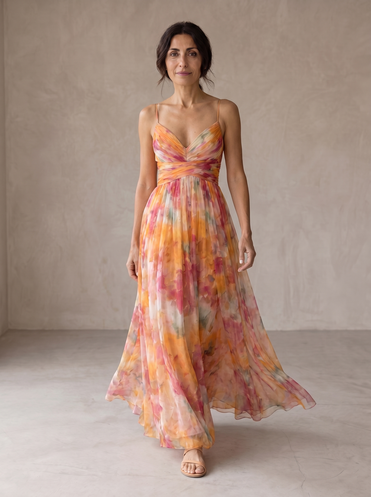 Giselle | Vestido Largo Estampado Floral