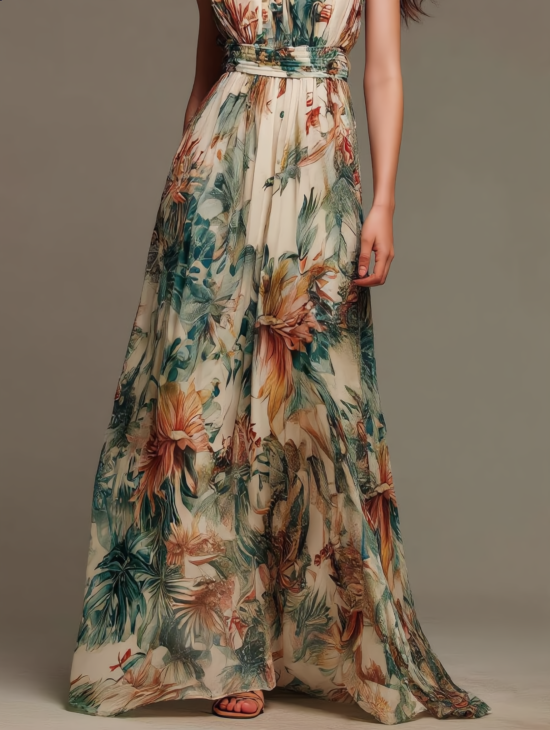 Eden | Vestido Largo de Gasa